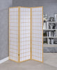 Biombo Plegable Carrie de 3 Paneles – Estilo Shoji en Color Natural con Envío Gratis a Todo México - Estylo House Muebleria