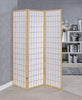 Biombo Plegable Carrie de 3 Paneles – Estilo Shoji en Color Natural con Envío Gratis a Todo México - Estylo House Muebleria