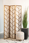 Biombo Plegable Mila de 3 Paneles – Estilo Moderno con Toque Tropical - Estylo House Muebleria