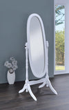 Espejo De Piso Vintage, Espejo Blanco Para Recamara - Estylo House Muebleria