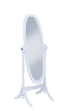 Espejo De Piso Vintage, Espejo Blanco Para Recamara - Estylo House Muebleria