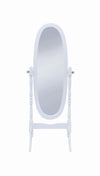 Espejo De Piso Vintage, Espejo Blanco Para Recamara - Estylo House Muebleria