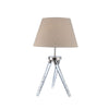 Lampara De Mesa Con Patas Con Leds, Lampara Moderna Cromada - Estylo House Muebleria