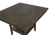 Mesa Gris De Comedor Para 4, 6 U 8, Mesa Con Plato Giratorio - Estylo House Muebleria
