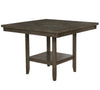 Mesa Gris De Comedor Para 4, 6 U 8, Mesa Con Plato Giratorio - Estylo House Muebleria