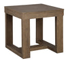 Mesa lateral minimalista de madera - Estylo House Muebleria