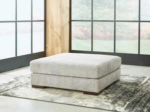 Ottoman XL Regent Park, color beige - Estylo House Muebleria