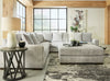 Ottoman XL Regent Park, color beige - Estylo House Muebleria