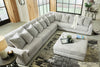 Ottoman XL Regent Park, color beige - Estylo House Muebleria