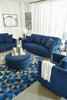 Sala Contemporánea Azul, Sofá Y Loveseat De Terciopelo | ¡OFERTA POR TIEMPO LIMITADO!⏰ - Estylo House Muebleria