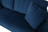 Sala Contemporánea Azul, Sofá Y Loveseat De Terciopelo | ¡OFERTA POR TIEMPO LIMITADO!⏰ - Estylo House Muebleria