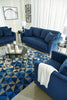 Sala Contemporánea Azul, Sofá Y Loveseat De Terciopelo | ¡OFERTA POR TIEMPO LIMITADO!⏰ - Estylo House Muebleria