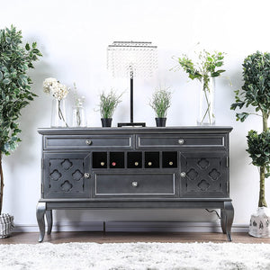 Servidor Elegante Para Comedor, Champagne Estilo Marroquí - Estylo House Muebleria