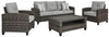 Set Muebles De Mimbre Para Jardín O Exteriores, 4 Piezas - Estylo House Muebleria