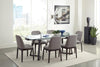 Silla de comedor Annapolis, silla moderna tapizada |Oferta especial set de 3| - Estylo House Muebleria