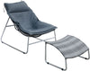 Silla Playera Para Exteriores Sillón Y Taburete Con Mimbre - Estylo House Muebleria