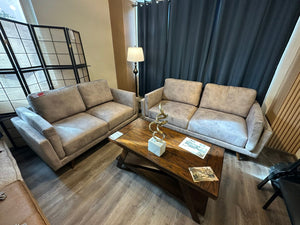 Sofá Y Loveseat Lillie Elegante Y Moderno, Sofá Blanco Minimalista - Estylo House Muebleria